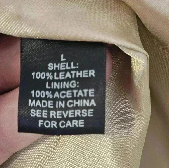 KARLIE Leather Cropped Jacket Size Large - Picture 7 of 13